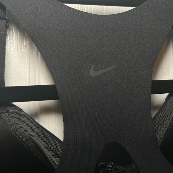 NWT NIKE Alpha Women's High-Support Padded Zip-Front Sports Bra- Black/ Size XS - Picture 5 of 9